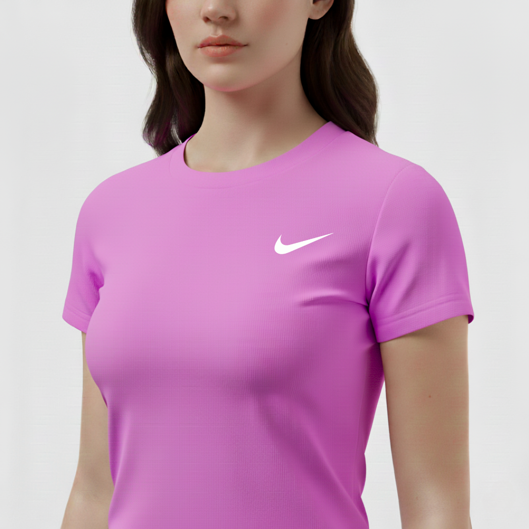 401 CAMISETA ESSENCIAL MUJER LILA NK