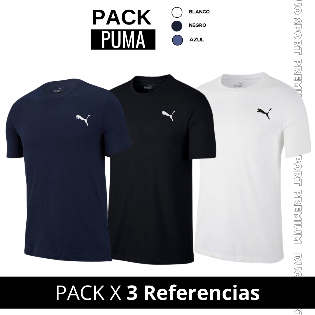 PACK X 3 Camisetas Deportivas PM