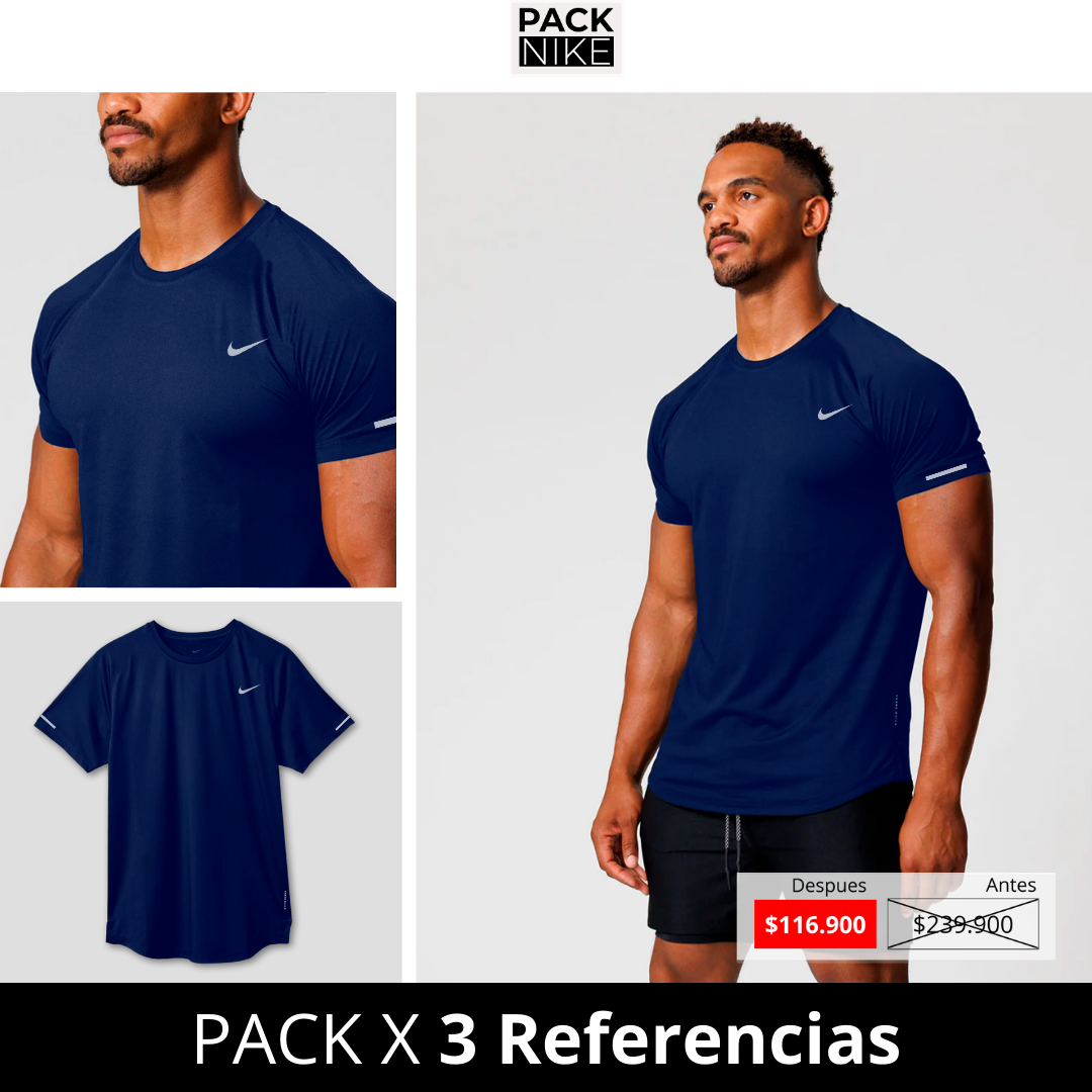 PACK X 3 Camisetas Deportivas + medias