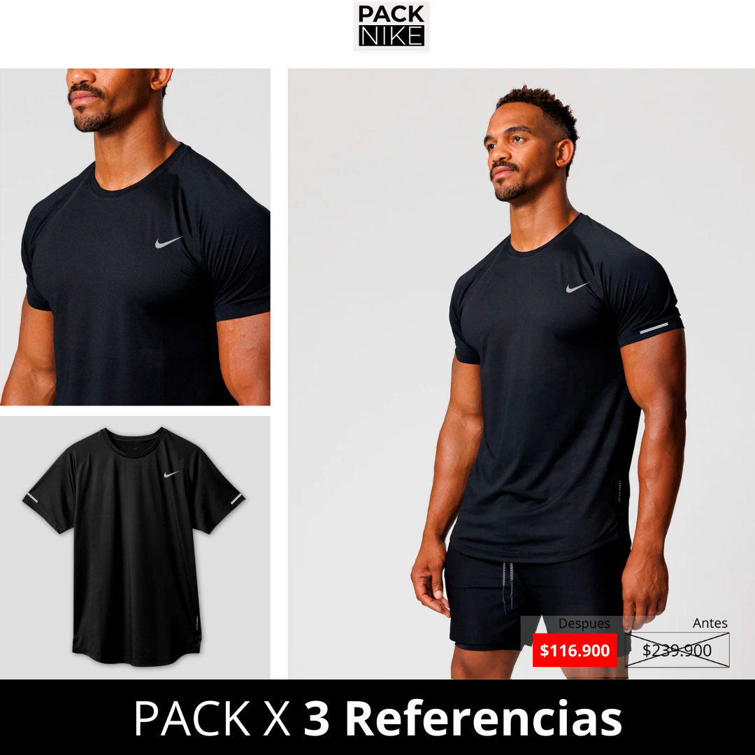 PACK X 3 Camisetas Deportivas + medias