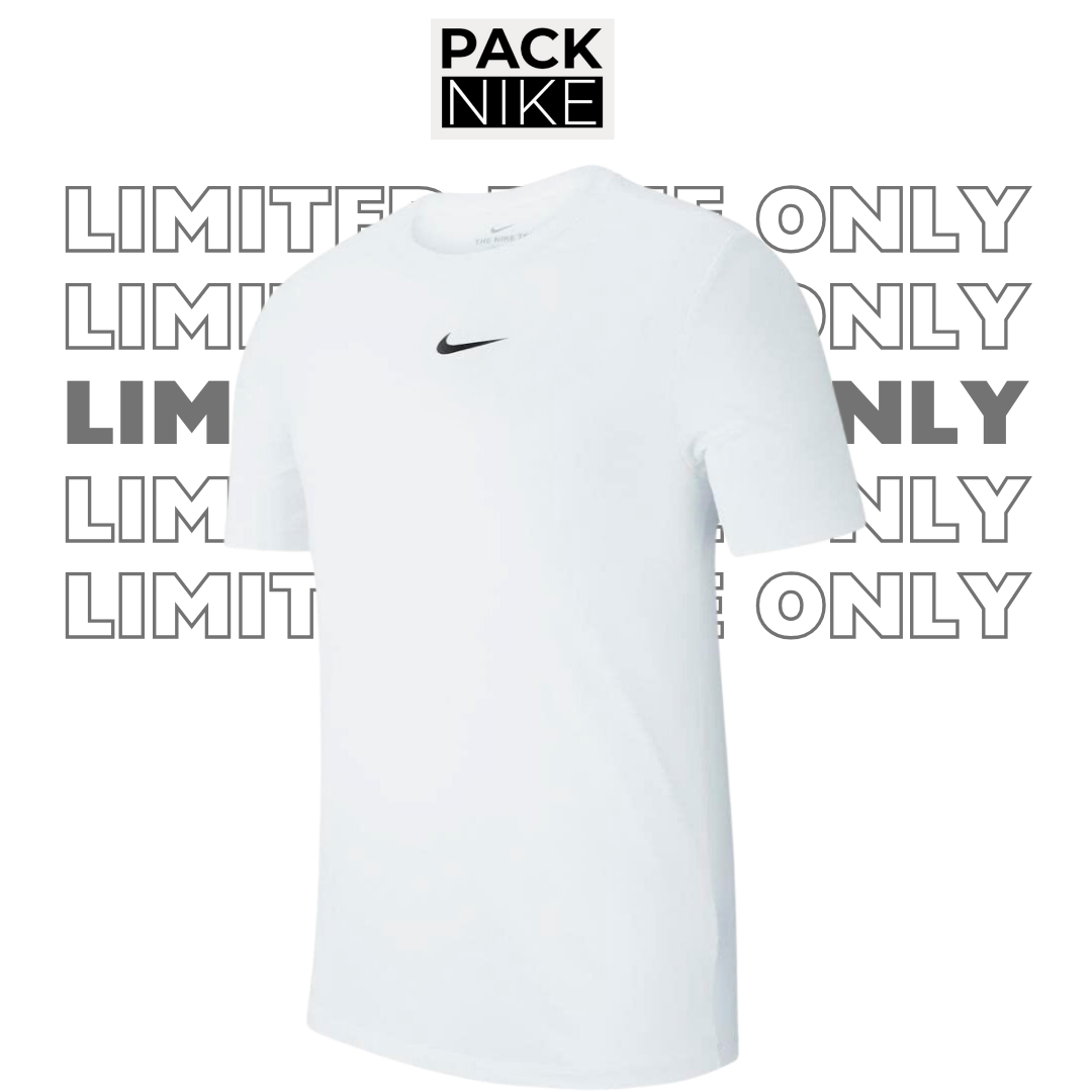 PACK X 3 Camisetas (Rojo, Blanco, Negro)