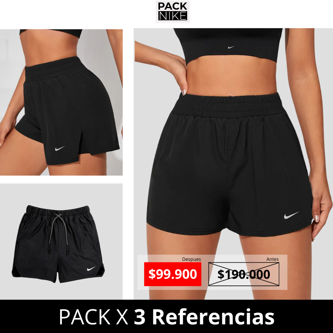 PACK X 3 Pantalonetas Mujer