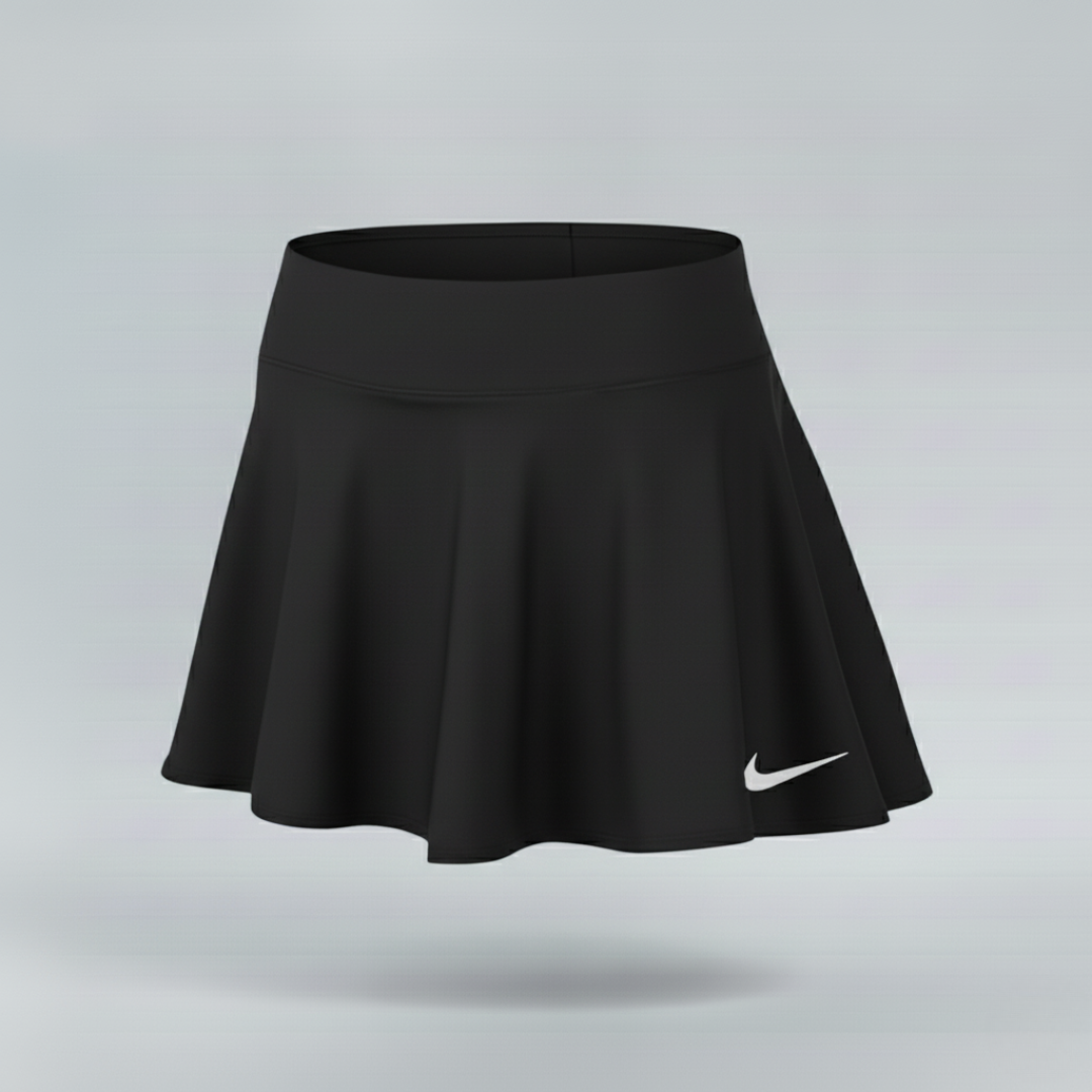 606 FALDA DEPORTIVA CON LICRA NEGRO NK