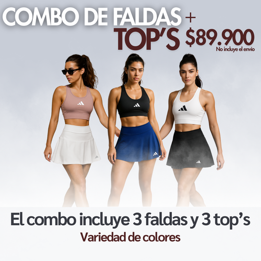 Pack x6 Faltas y Tops Add