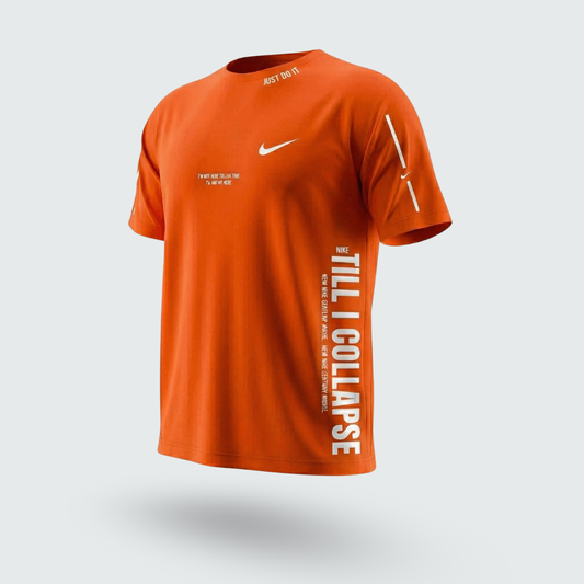 215 CAMISETA TILL I COLLAPSE NARANJA NK