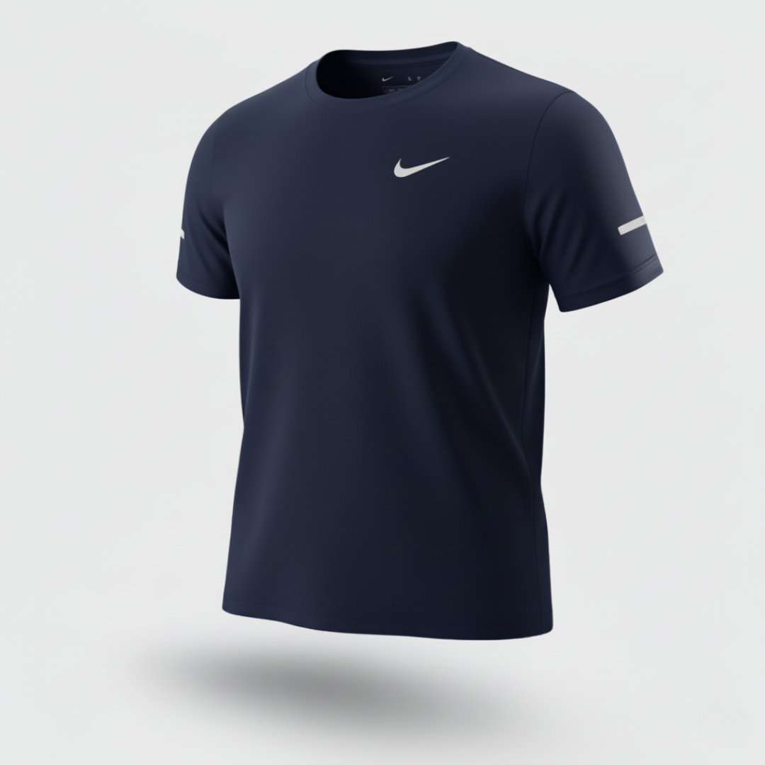 201 CAMISETA HOMBRE AZUL NAVY NK