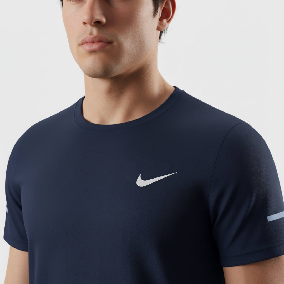201 CAMISETA HOMBRE AZUL NAVY NK