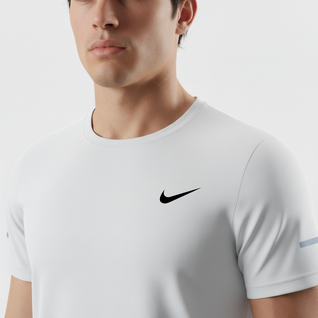 202 CAMISETA HOMBRE BLANCO NK