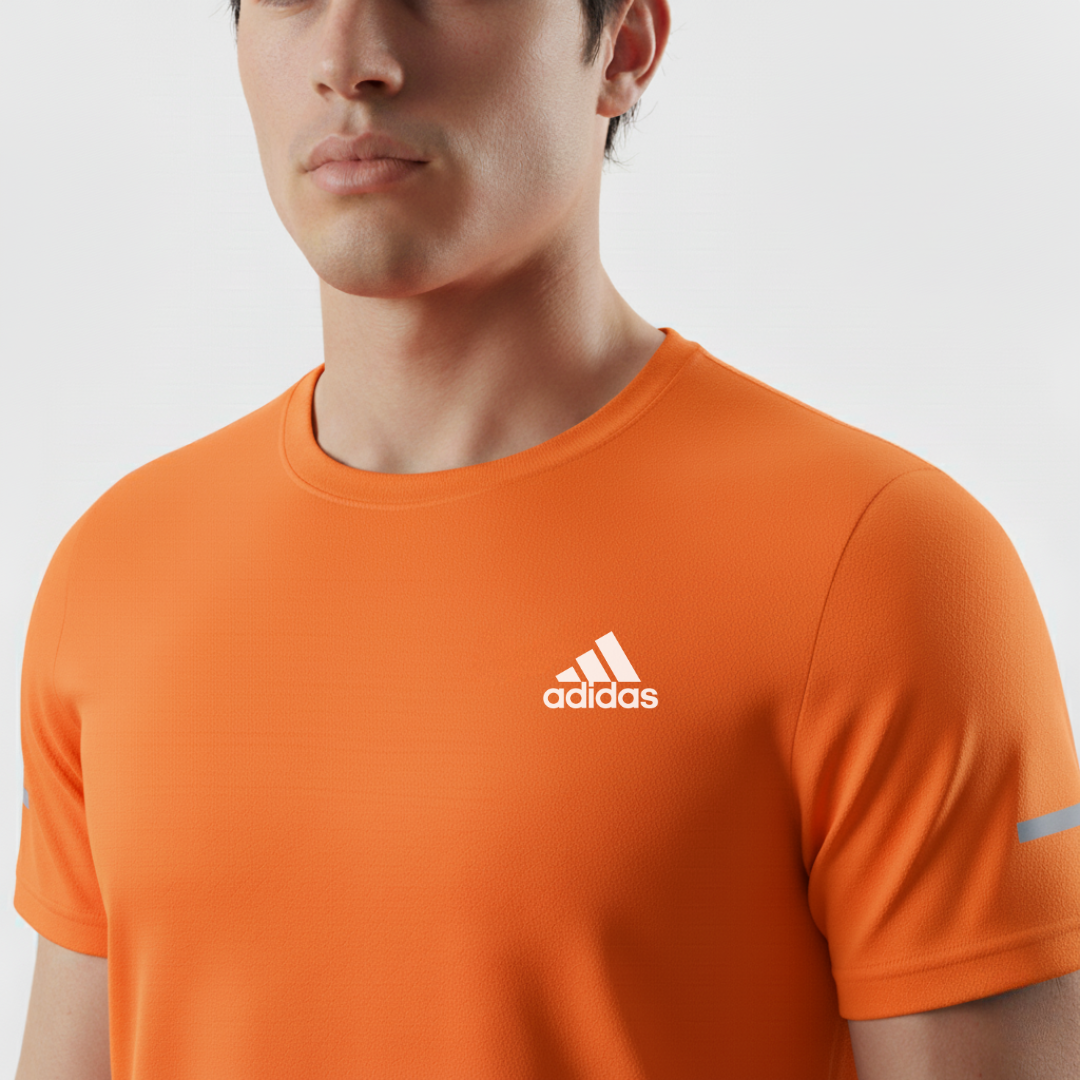 210 CAMISETA HOMBRE NARANJA ADD