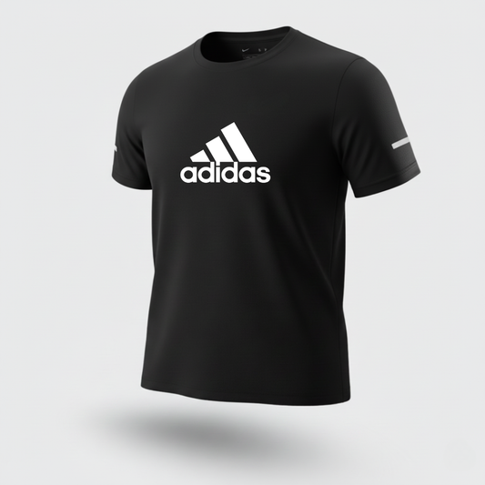 223 CAMISETA HOMBRE NEGRA LOGO GRANDE ADD