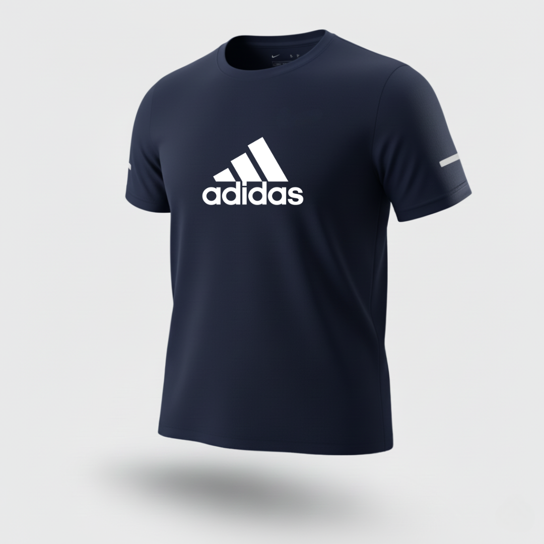 221 CAMISETA HOMBRE AZUL NAVY LOGO GRANDE ADD