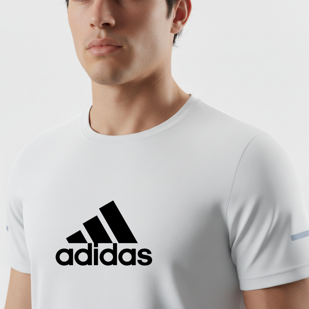 222 CAMISETA HOMBRE BLANCO LOGO GRANDE ADD