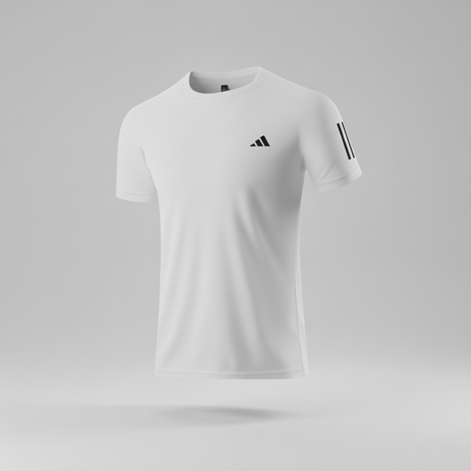 226 CAMISETA HOMBRE BLANCO TRES LINEAS ADD