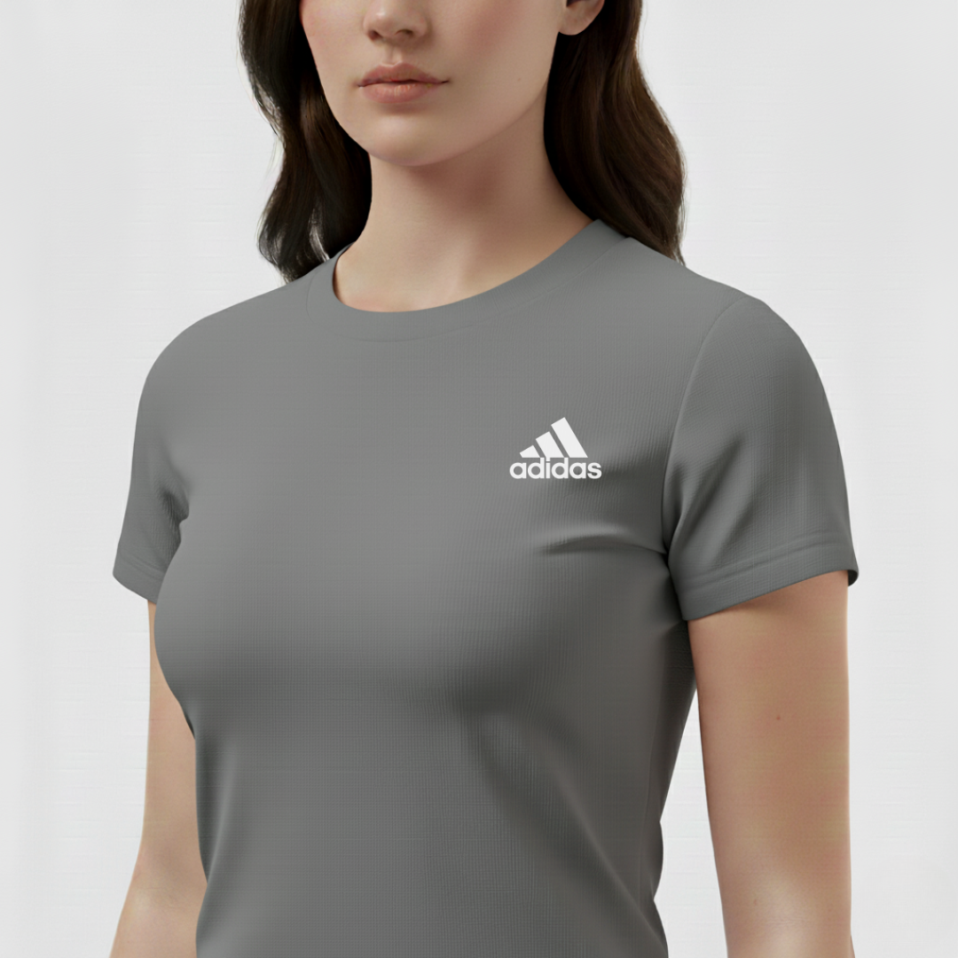 408 CAMISETA MUJER GRIS ADD