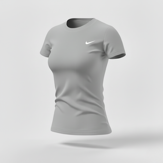 402 CAMISETA MUJER GRIS NK