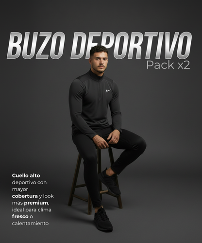 1040 - Buzo Deportivo Cuello N