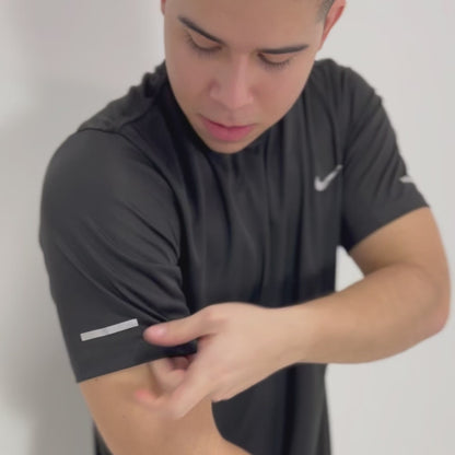 203 CAMISETA HOMBRE NEGRO NK